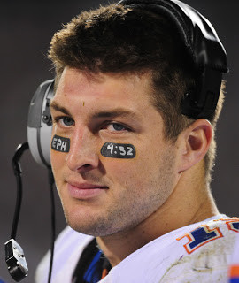 The caller criticizing Tim Tebow for writing scripture on his cheeks ...