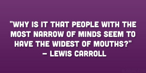 Lewis Carroll Quote Famed Nosey...