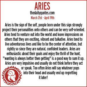 Aries Quotes And Sayings Life quotes sayings poems