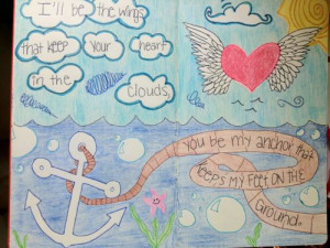 drawing # quote # love # sea # ocean # doodle # bubbles # anchor ...