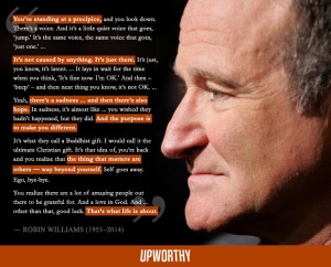 Haunting But Hopeful Quote From A 2006 Interview With Robin Williams