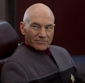 Captain Jean Luc Picard of the USS Enterprise, Star Trek