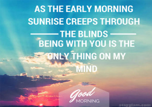 Sunrise Love Quote