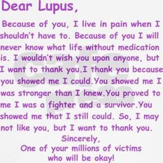 your letter to lupus look like more dear lupus lupus letters lupus ...