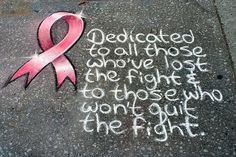 ... quit the fight. #Quote #Cancer #Breast_Cancer _Awareness by loracia