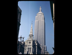 Empire State Building from 28th St. (1942)