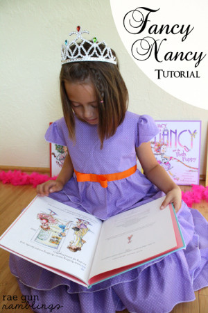 Fancy Nancy Dress Tutorial - Rae Gun Ramblings #fancynancy #costume # ...