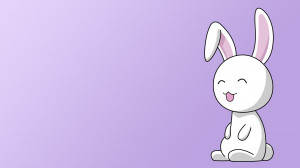 Download Happy bunny wallpaper