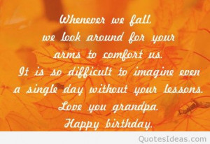 Happy Birthday Grandpa Quotes
