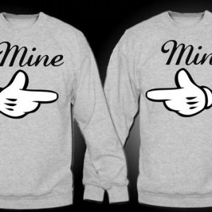 Mine - Couples Crewnecks (Ash Gray)