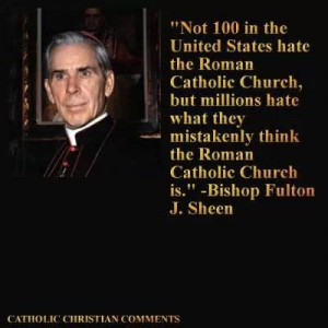 Arch bishop Sheen wisdom