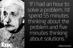 ... minutes thinking about solutions.