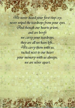 Miscarriage Poems - Baby Tears