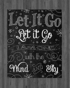 Frozen Wall Art, Frozen party decor, Frozen birthday, Let it go I am ...