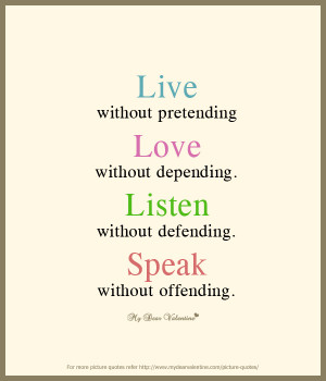 Life Quotes Live Without...