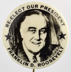 On this day in 1940, Franklin Delano Roosevelt is re-elected for an ...