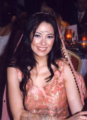 Ruffa with kids Lorin & Venice