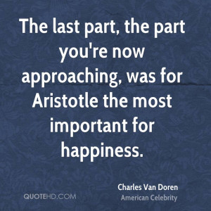 Charles Van Doren Happiness Quotes