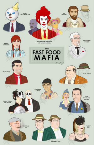 Funny photos funny fast food mafia
