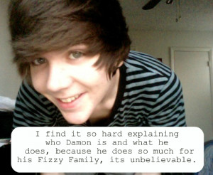... image include: damon, quotes, fizzy, damon fizzy and youtube stars