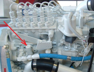 Vertical Centerline of Isolator is Parallel to Engine Vertical
