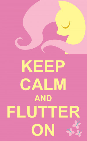 keep calm and love my little pony