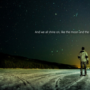 ice outer space lights stars quotes john lennon beetles 1920x1080 ...