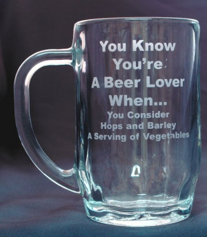 personalized beer mug with funny sayings and engraved name