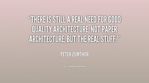 Peter Zumthor Quotes