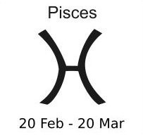 The Pisces sign is one of the 12 signs of the Zodiac, represented by ...