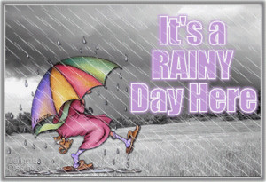 We heart rainy days for oh sooo many reasons...they are like a license ...