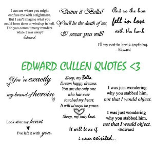 Edward Cullen Quotes