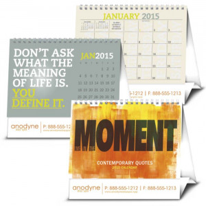 Contemporary Quotes Calendar. Inspirational quotes speak for ...