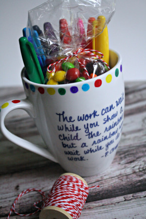 Back-to-School Teacher Gift & Quote