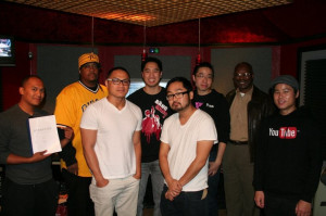 crew (L to R) James Malimban, Eric McAlister, Choz Belen, Steve Nguyen ...