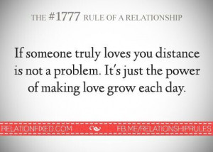 Love has no distance