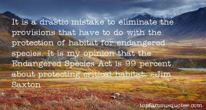 Endangered Species Act Quotes