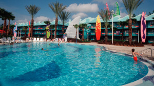Pools at Disney's All-Star Sports Resort HD Wallpaper
