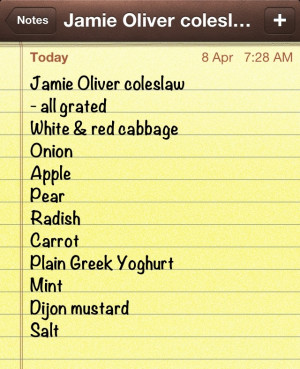 Jamie Oliver coleslaw