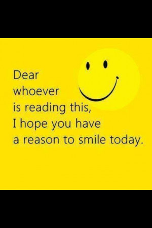 May you always have a reason to smile!!