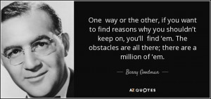 Benny Goodman Quotes