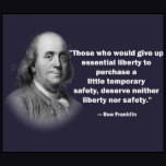 Gun Rights Benjamin Franklin Quote Tee