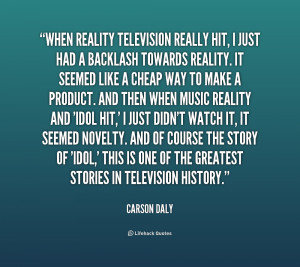 Famous Quotes About Reality TV