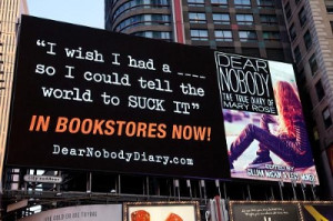 controversial billboard in Times Square quotes directly from the new ...