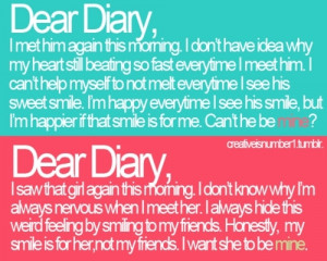 , boy, couple, cute, dear, dear diary, diary, fashion, friends, girl ...