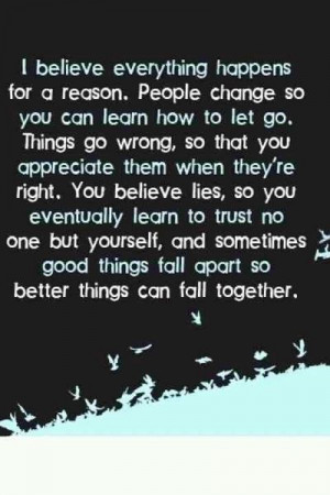 Lessons learned in life