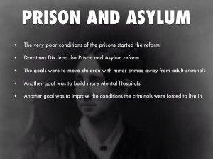 Prison Reform Movement Dorothea Dix Prison and asylum
