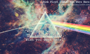 music, pink floyd, sad, song, songs, wish, wish you were here