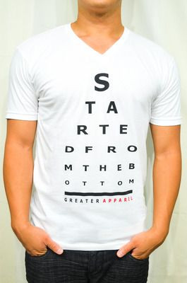 Eye chart #optometry #tshirt from Greater Apparel