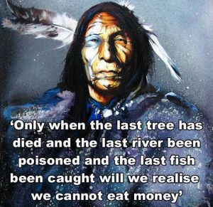 We cannot eat money..